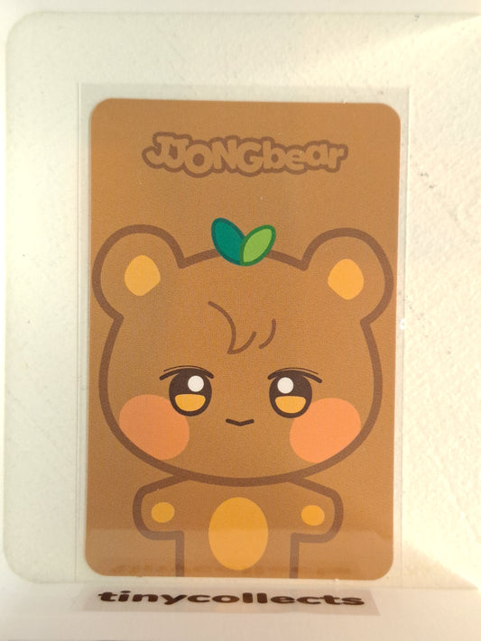 Jjongbear trading card 7 Aniteez in Illusion ATEEZ