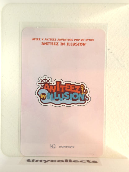 Wooyoung Stamp Event Aniteez in Illusion ATEEZ