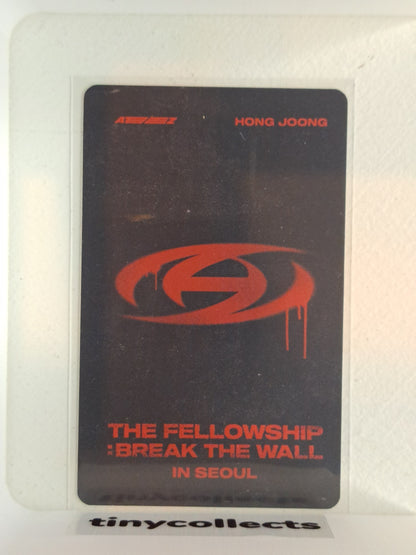 Hongjoong DVD incl. The Fellowship: Break The Wall in Seoul Tour ATEEZ
