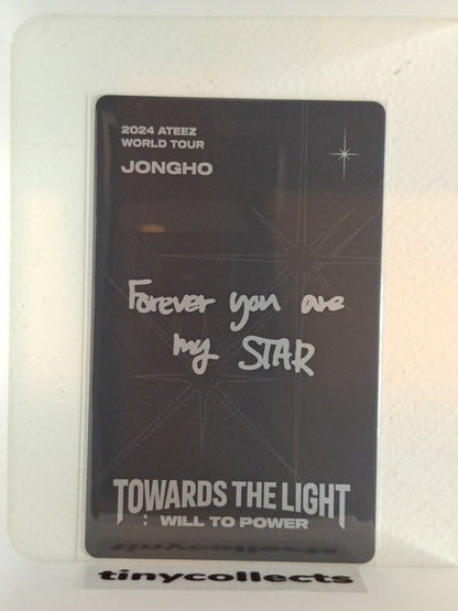 Jongho Playcode incl. Towards The Light: Will to Power Tour ATEEZ