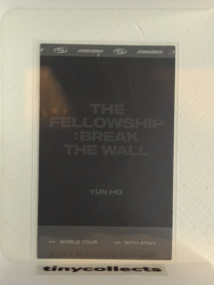 Yunho Photo set incl. MD The Fellowship: Break the Wall Tour ATEEZ
