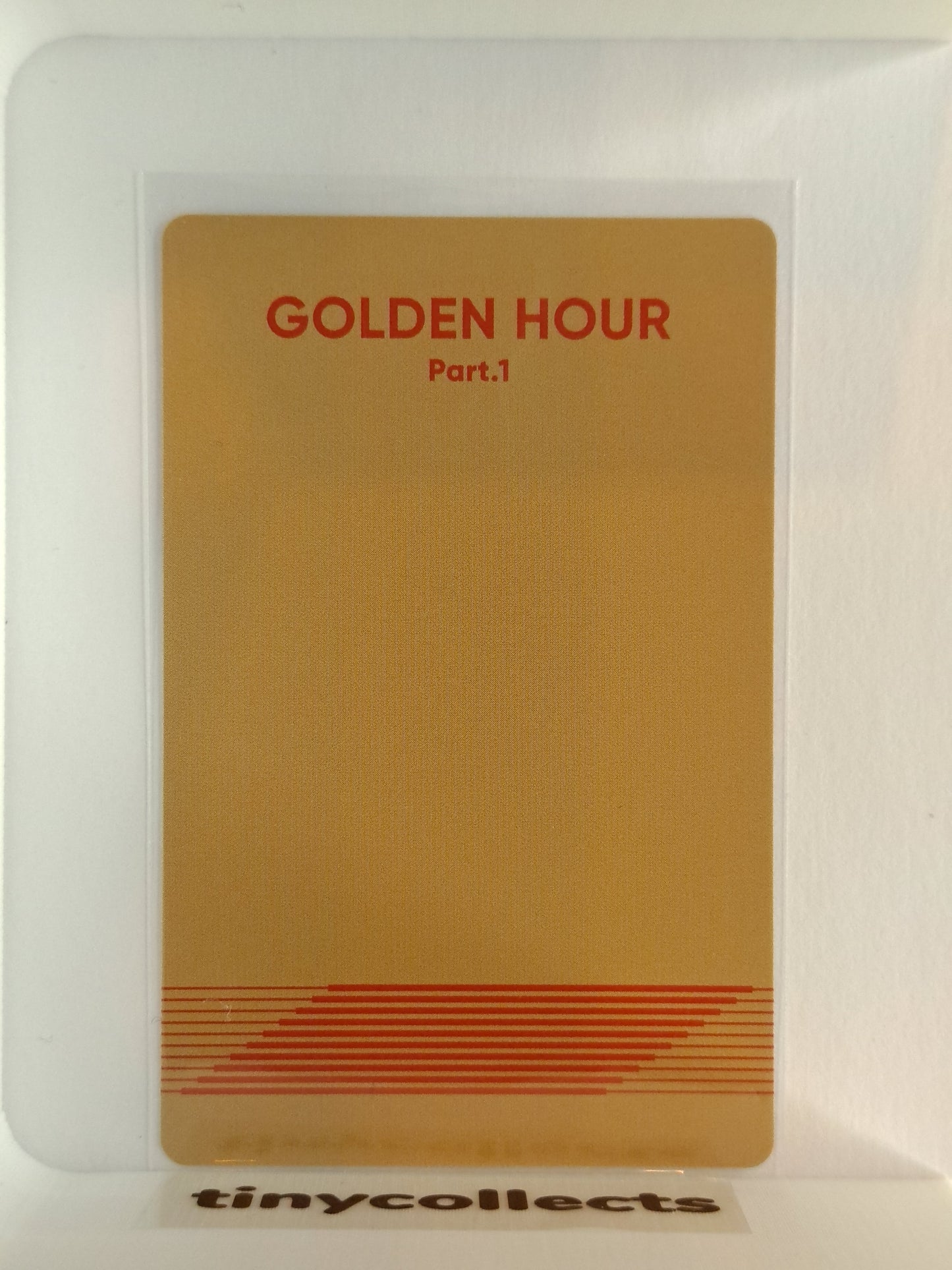 Seonghwa Poca incl. Photocard ver. Z Golden Hour part 1