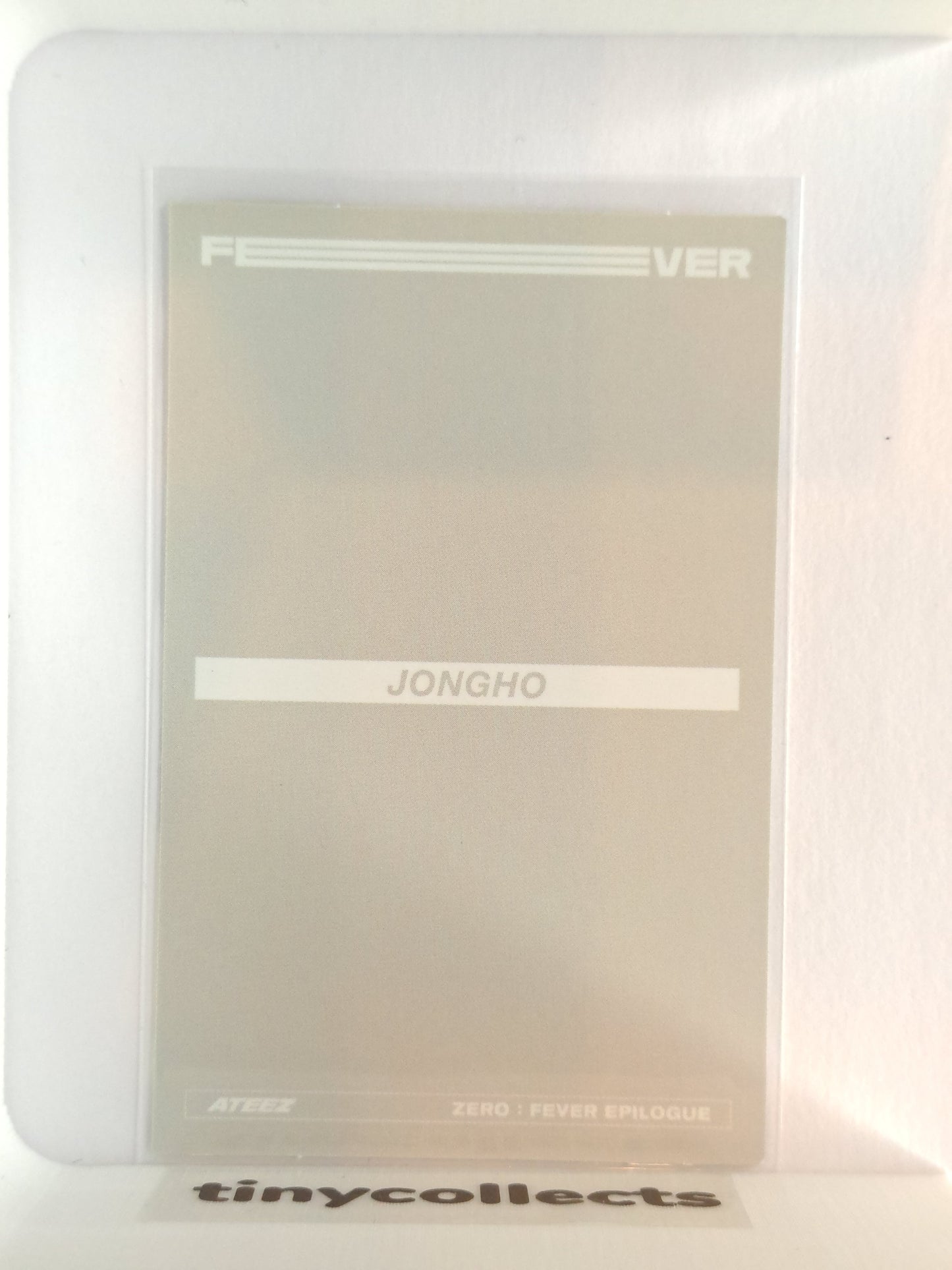 Jongho Album incl. A ver. Limited ZERO : Fever Epilogue