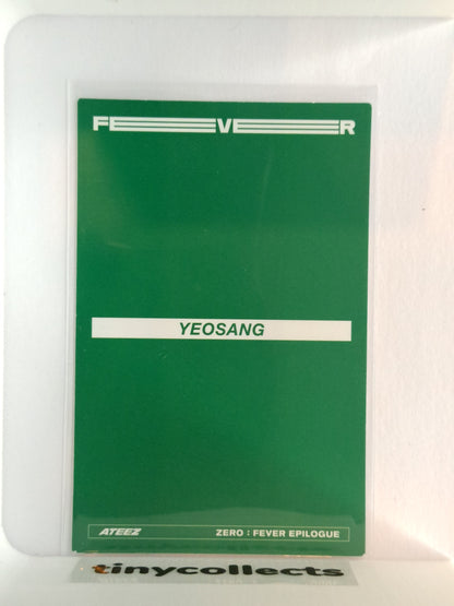Yeosang Album incl. D ver. Limited ZERO : Fever Epilogue