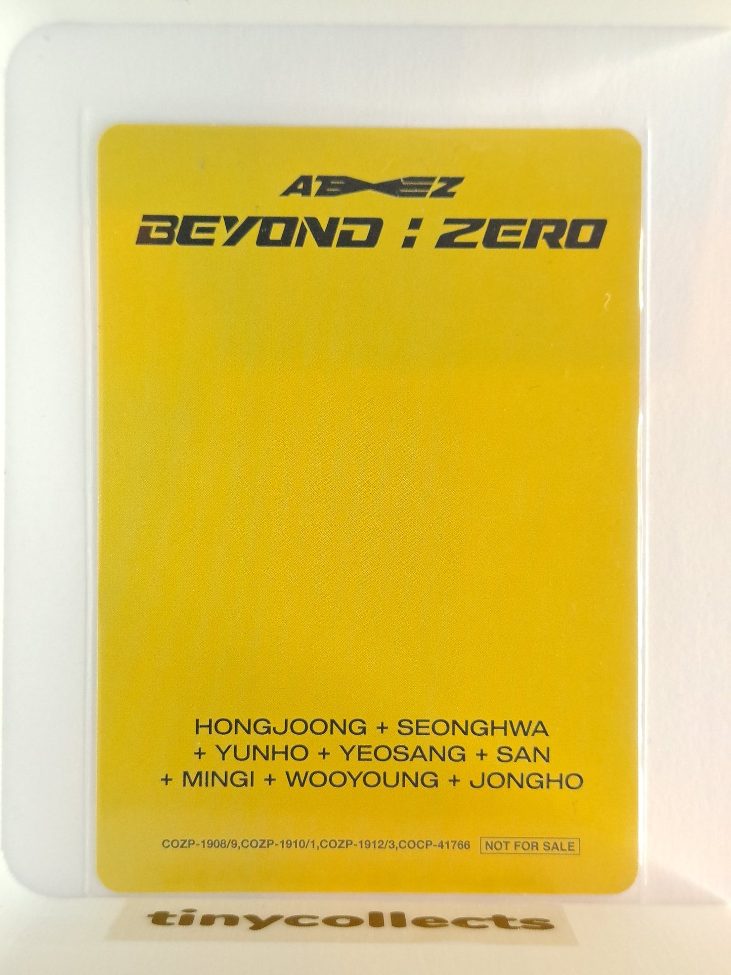Mingi Album incl. ver. A Beyond: Zero Japanese ATEEZ