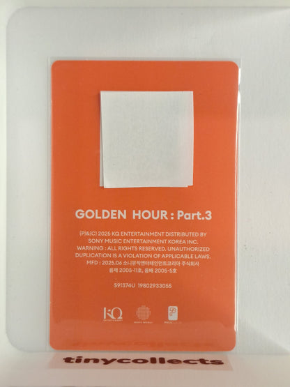 Hongjoong Poca incl. QR ver. 1 Golden Hour part 3