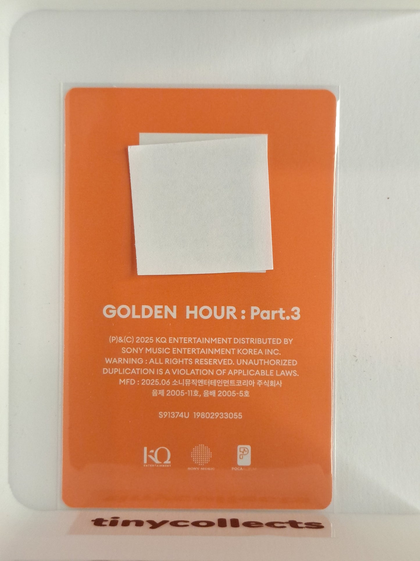 Yunho Poca incl. QR ver. 1 Golden Hour part 3