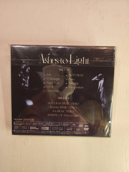 Unsealed ATINY ver. CD + DVD Jewel Case album Ashes to Light Japan ATEEZ
