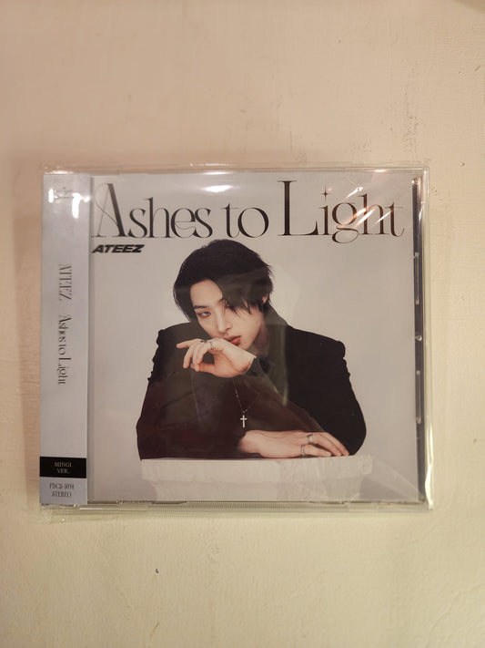 Unsealed Mingi Jewel Case album Ashes to Light Japan ATEEZ