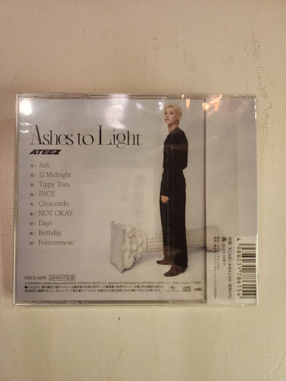 Unsealed Wooyoung Jewel Case album Ashes to Light Japan ATEEZ
