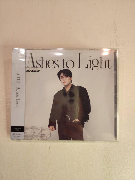 Unsealed Jongho Jewel Case album Ashes to Light Japan ATEEZ