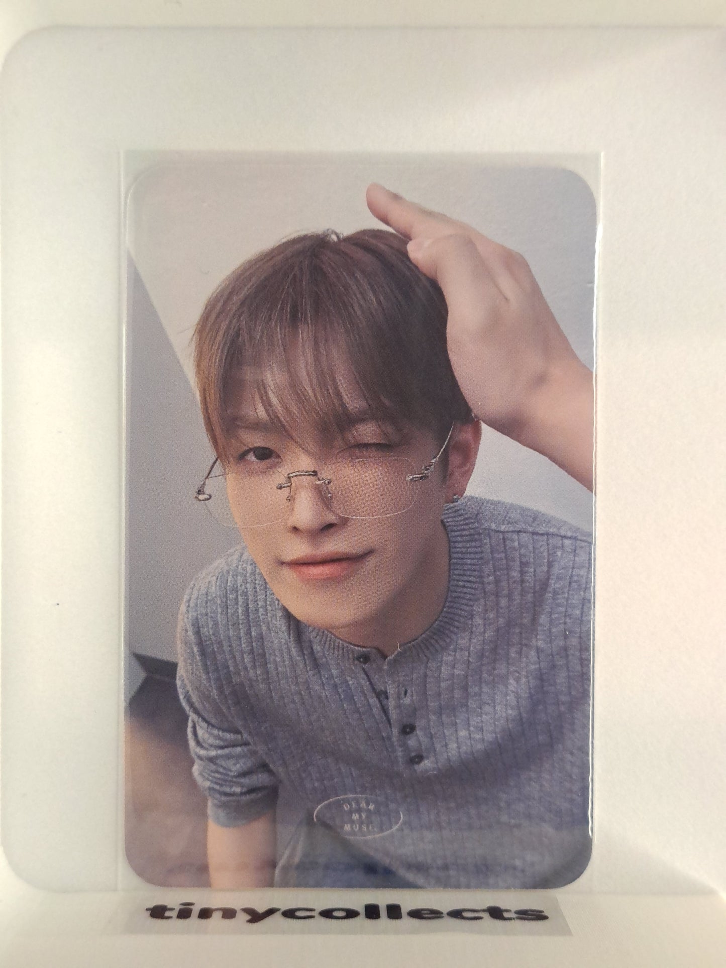 Hongjoong Dear My Muse LD 1.0 doublesided Golden Hour part 3 ATEEZ