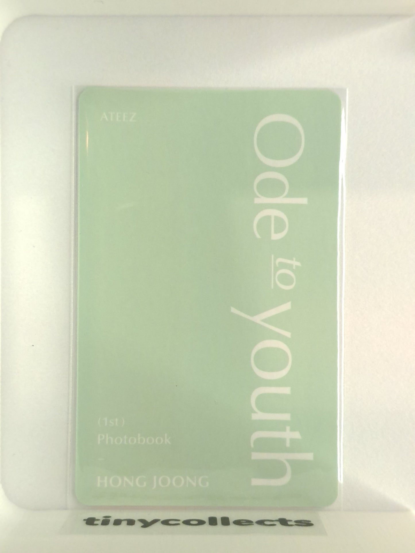 Hongjoong Ode To Youth POB holo First Photobook ATEEZ