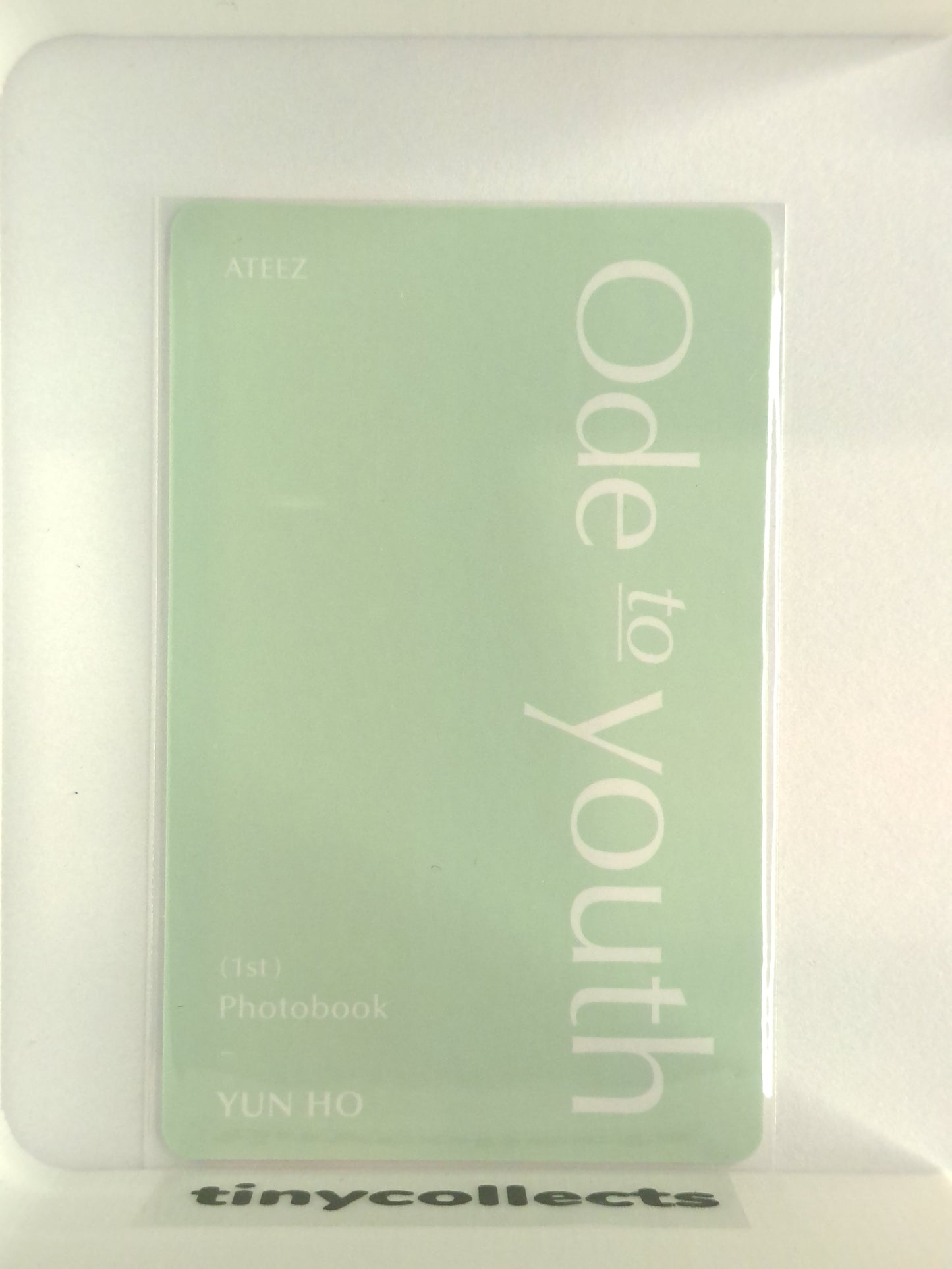 Yunho Ode To Youth POB holo First Photobook ATEEZ