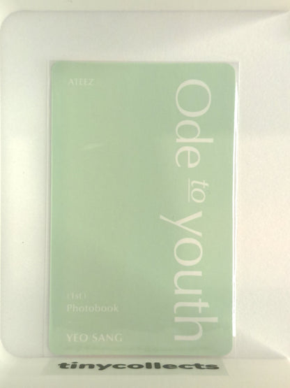 Yeosang Ode To Youth POB holo First Photobook ATEEZ
