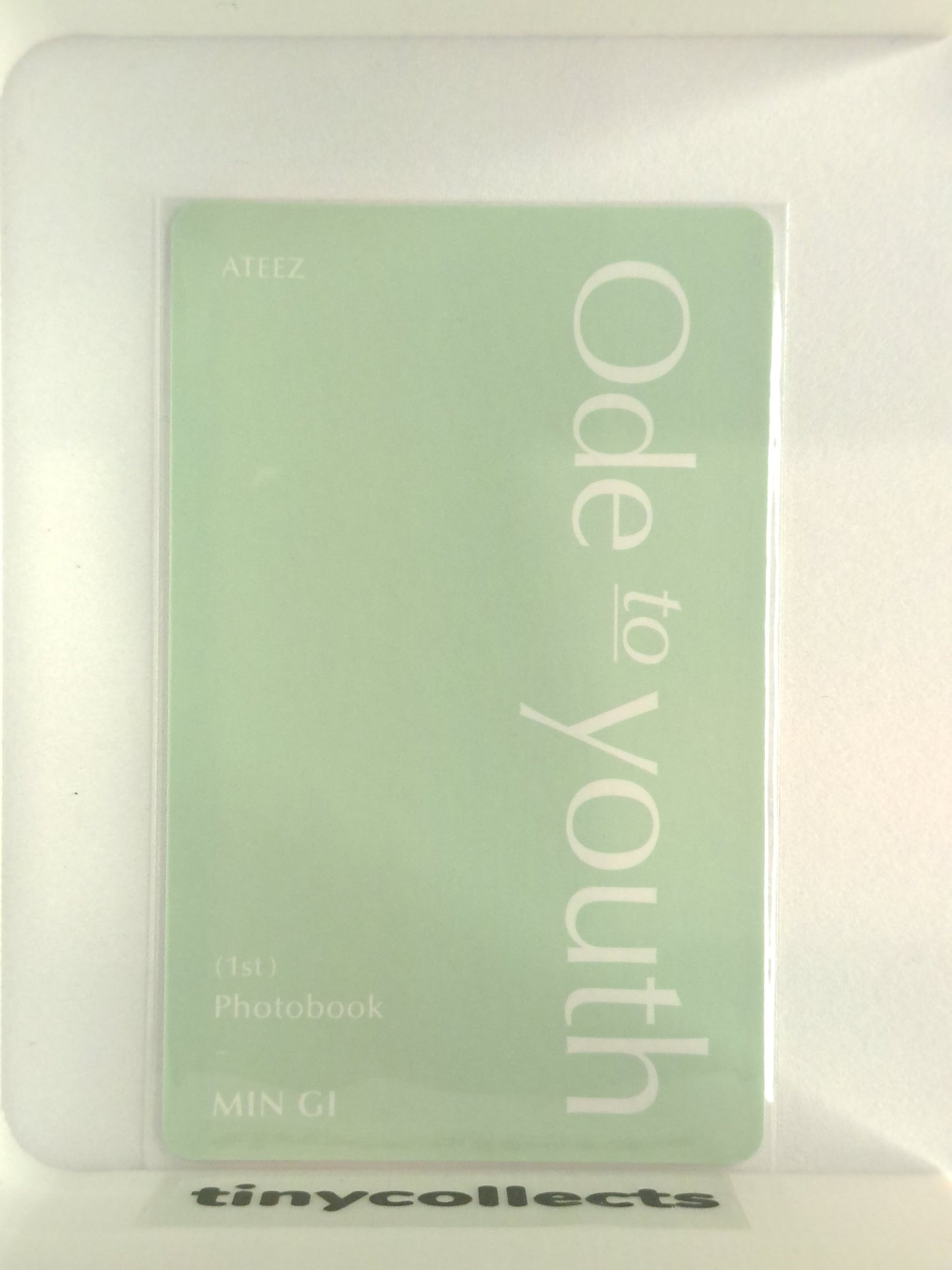 Mingi Ode To Youth POB holo First Photobook ATEEZ