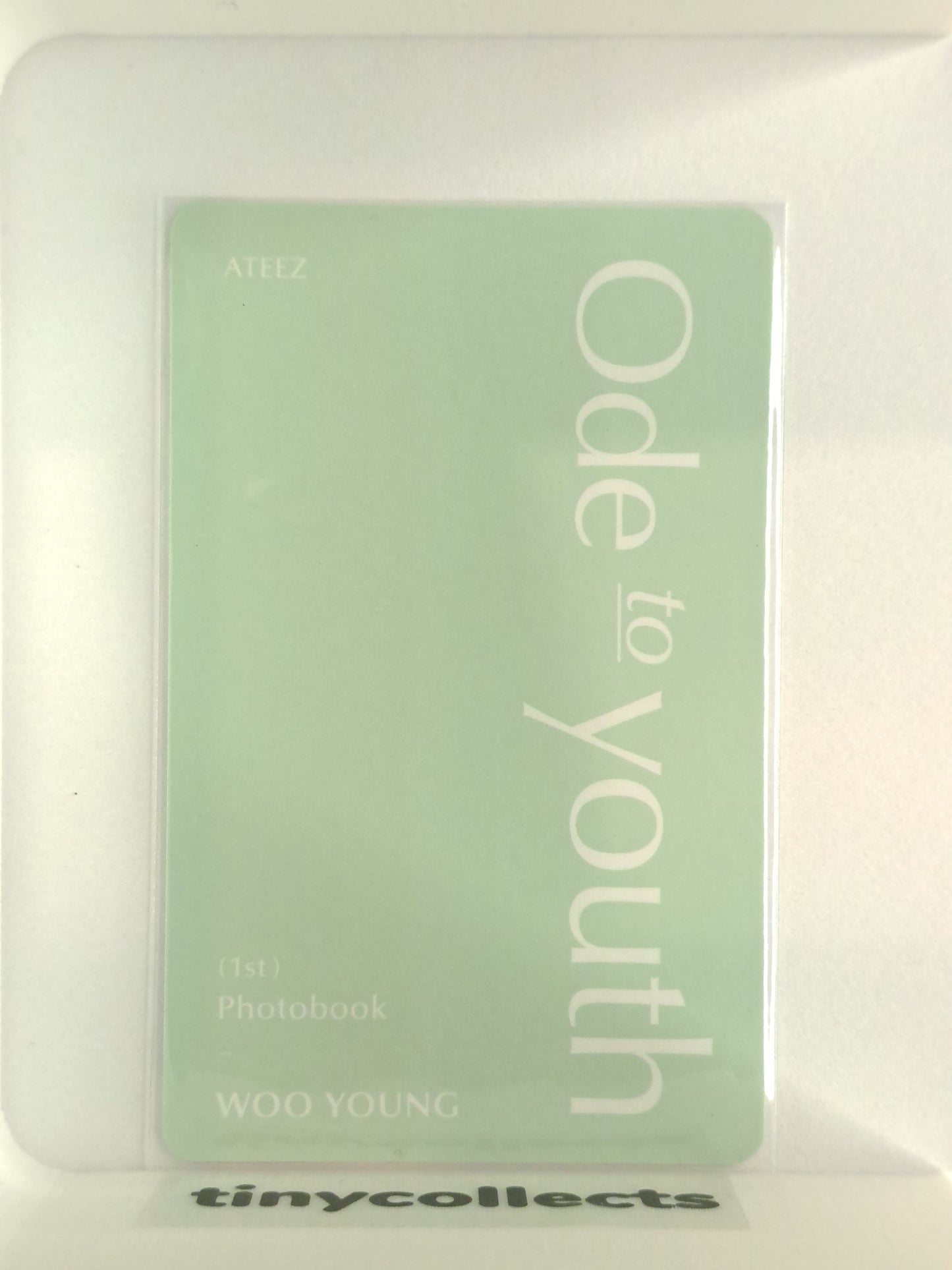 Wooyoung Ode To Youth POB holo First Photobook ATEEZ