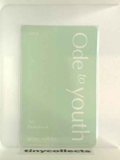 Wooyoung Ode To Youth POB holo First Photobook ATEEZ