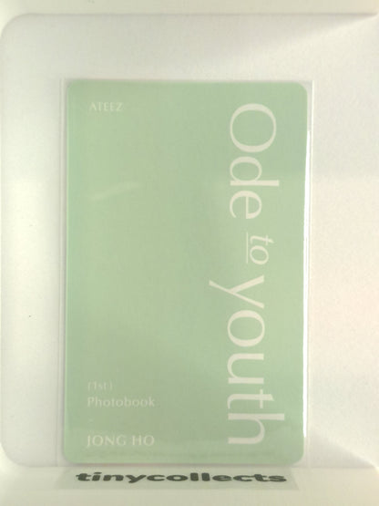 Jongho Ode To Youth POB holo First Photobook ATEEZ