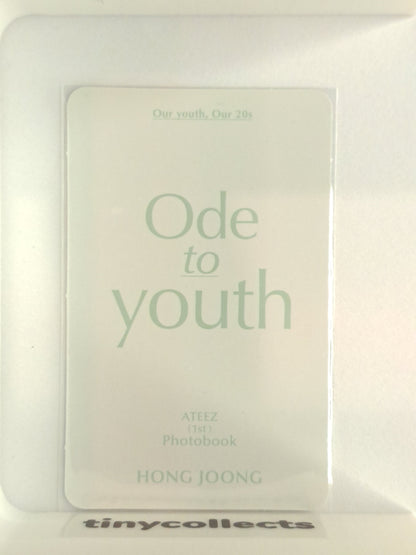 Hongjoong Ode To Youth incl. First Photobook ATEEZ