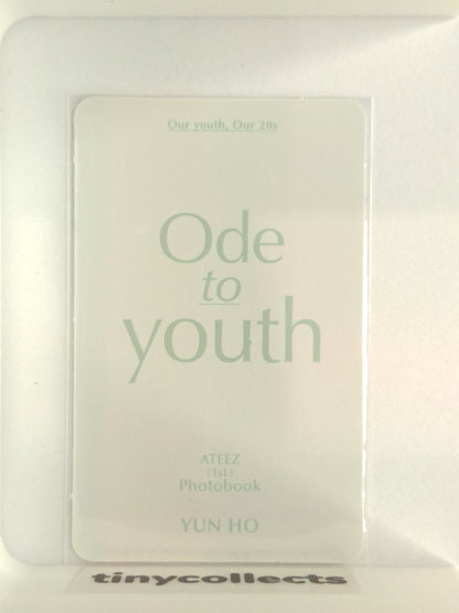 Yunho Ode To Youth incl. First Photobook ATEEZ
