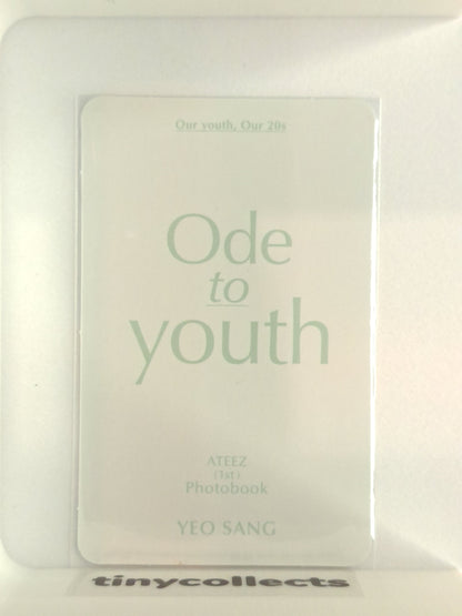 Yeosang Ode To Youth incl. First Photobook ATEEZ