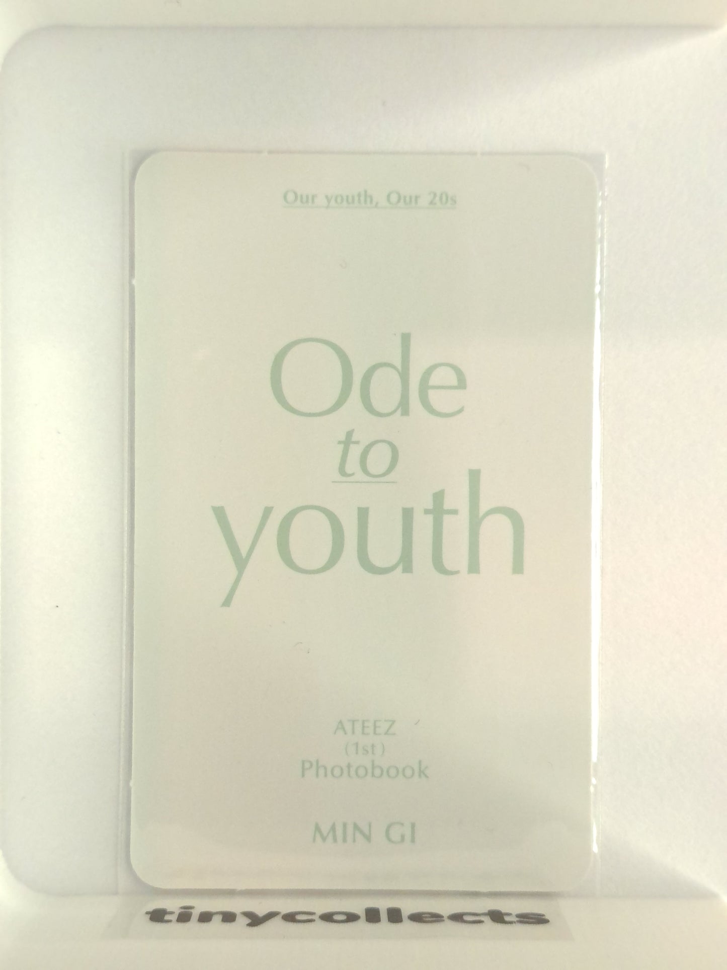 Mingi Ode To Youth incl. First Photobook ATEEZ