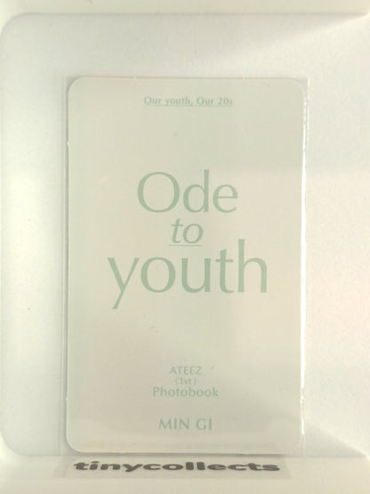 Mingi Ode To Youth incl. First Photobook ATEEZ