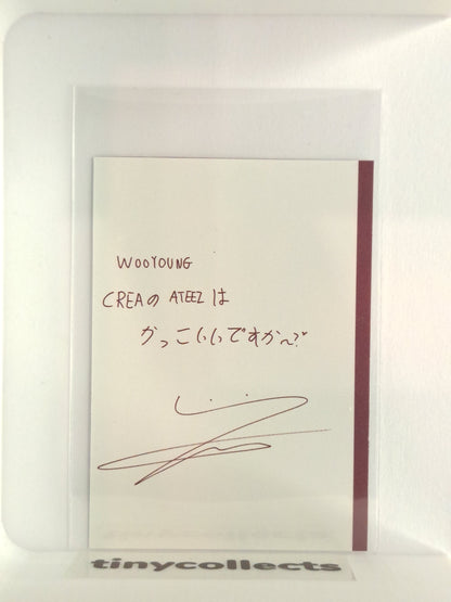 Wooyoung CREA Magazine April 2025 incl. Special Photocard ATEEZ