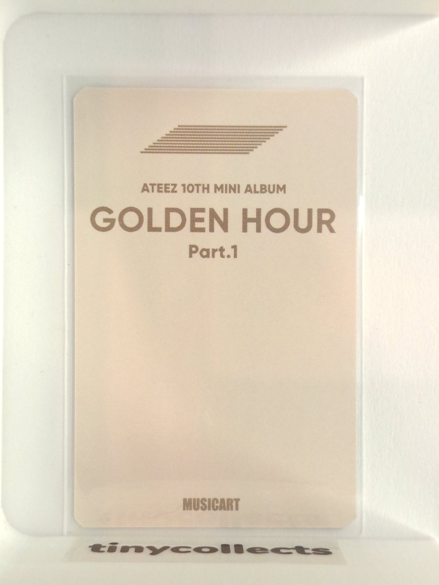 Yunho MusicArt 2.0 티즈곰 ver. fansign benefit Golden Hour Part.1 ATEEZ