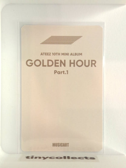 Yunho MusicArt 2.0 티즈곰 ver. fansign benefit Golden Hour Part.1 ATEEZ