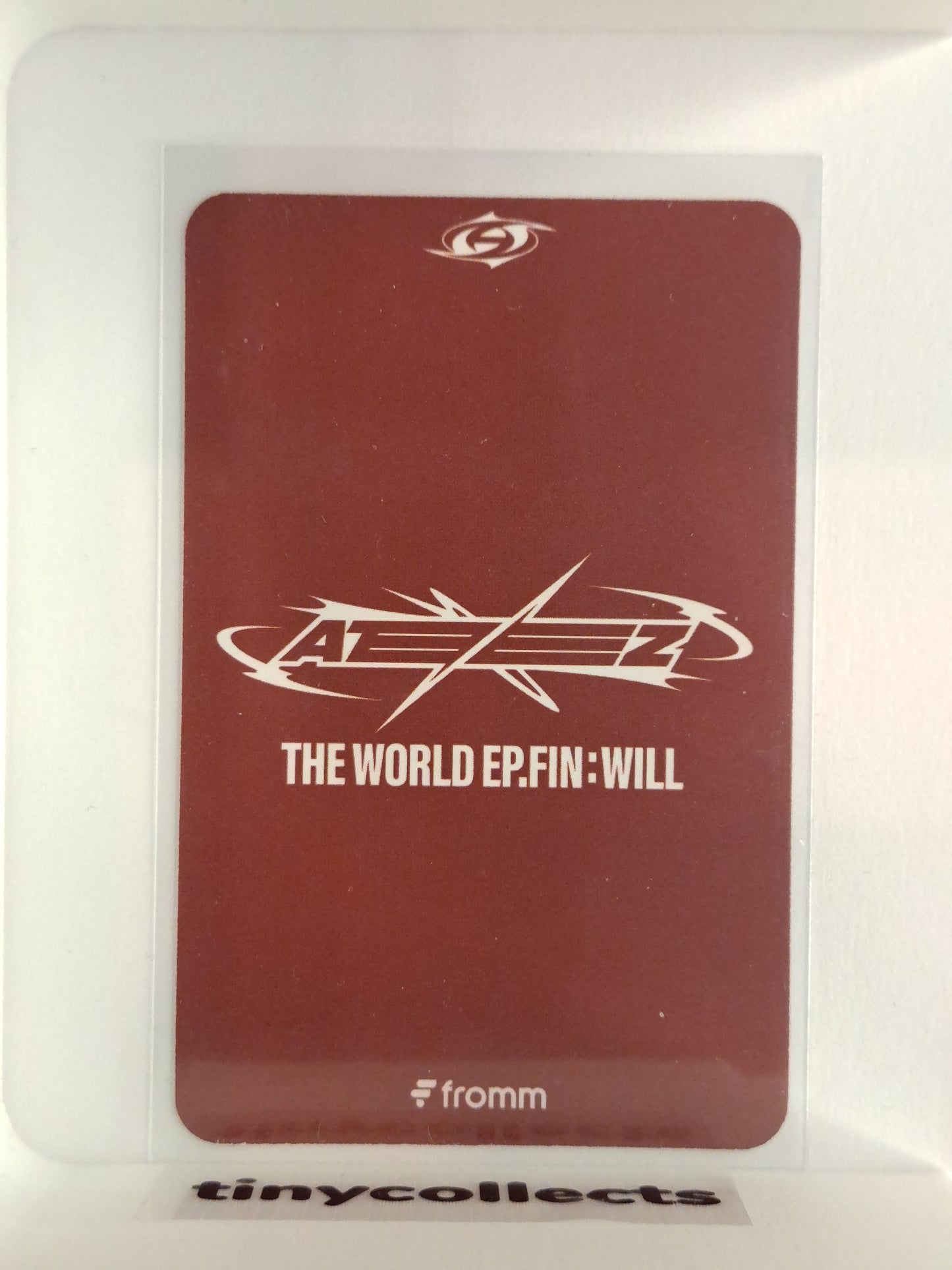 Yunho Fromm 2.0 fansign benefit The World Ep. Fin: Will ATEEZ