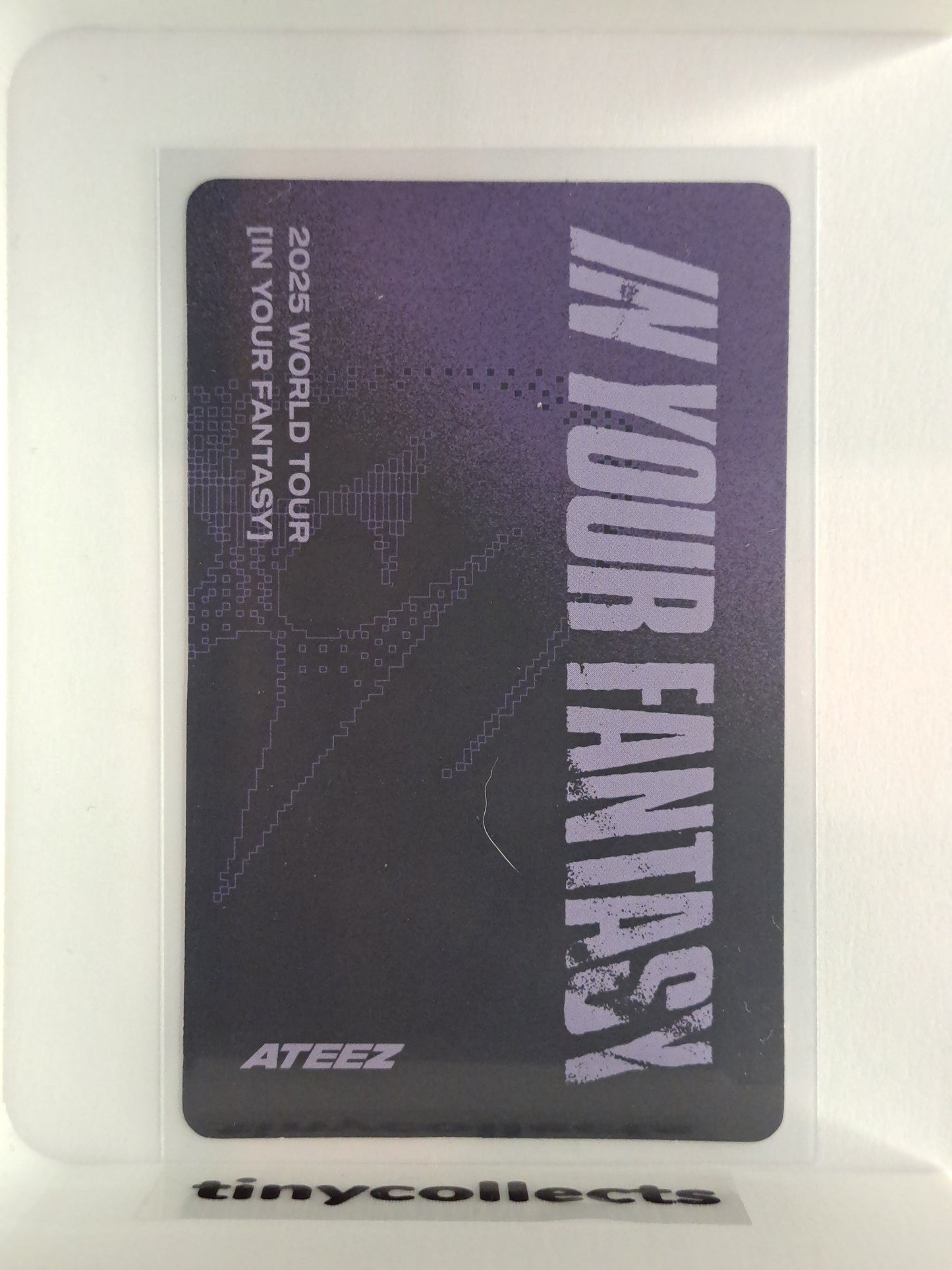 Yunho Trading card 5 merch In Your Fantasy tour ATEEZ