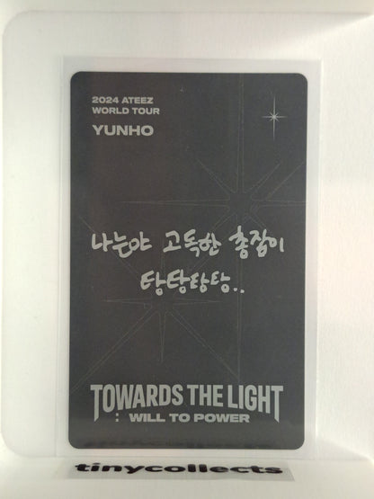 Yunho Playcode incl. Towards The Light: Will to Power Tour ATEEZ