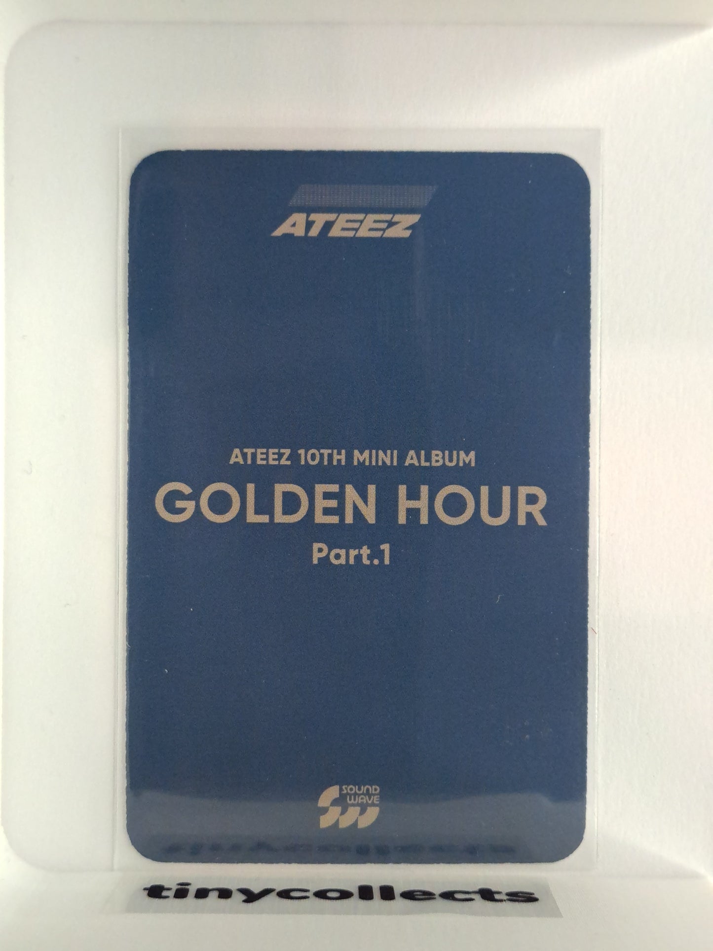 San Soundwave 2.0 안경 ver. fansign benefit Golden Hour Part.1 ATEEZ