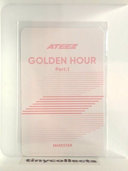 Yunho Makestar Lucky Draw 1.2 Golden Hour Part.1 ATEEZ