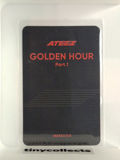 Mingi Makestar Lucky Draw 1.1 Golden Hour Part.1 ATEEZ