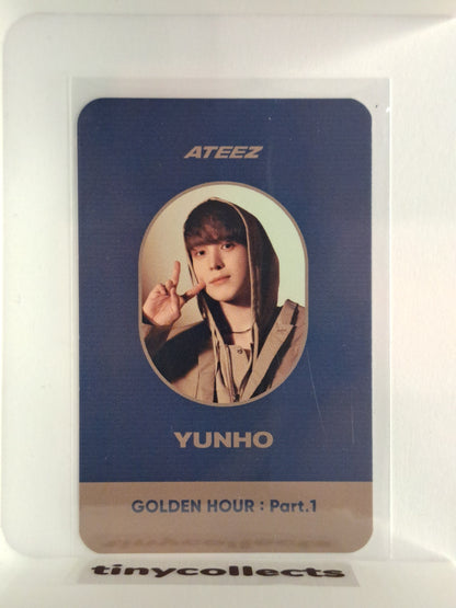 Yunho Soundwave Pop-up 20k purchase event 2 ID card Golden Hour part 1