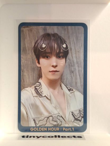 Yunho Broadcast photocard Golden Hour part 1 ATEEZ