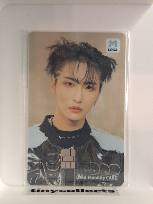 Seonghwa transit card Loca Mobility collab The World Ep.1: Movement ATEEZ