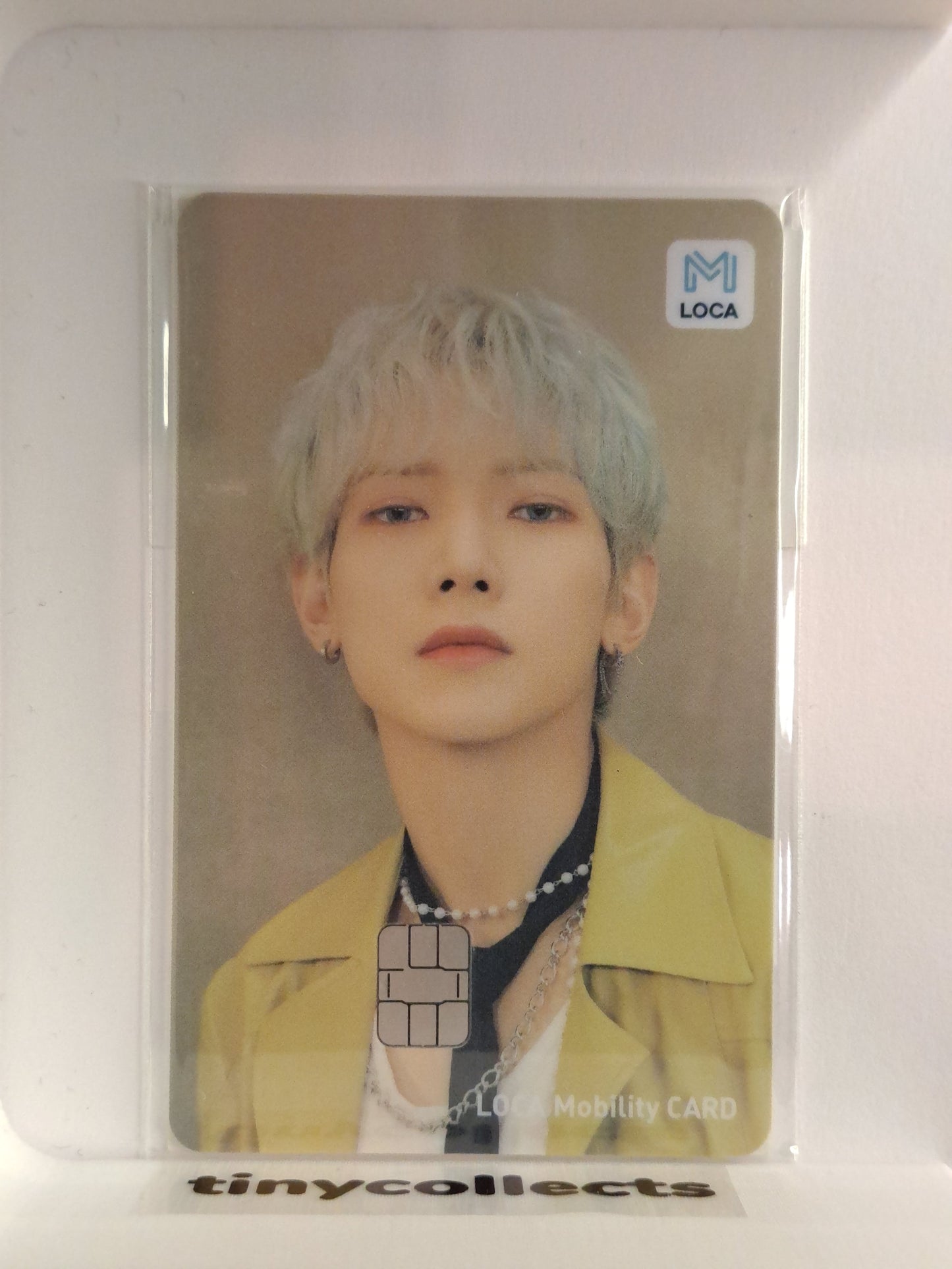 Yeosang transit card Loca Mobility collab The World Ep.1: Movement ATEEZ