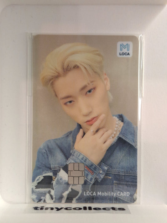 San transit card Loca Mobility collab The World Ep.1: Movement ATEEZ