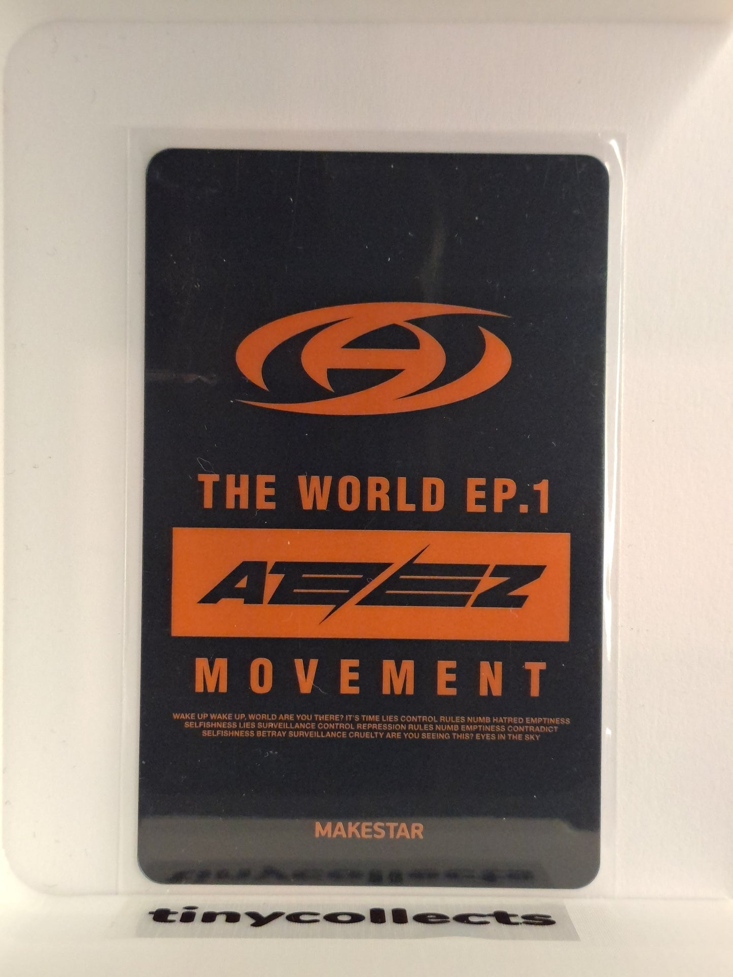 Jongho Makestar 3.2 Gun ver. Lucky Draw The World Ep 1: Movement ATEEZ