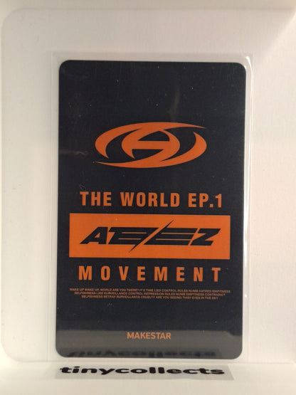 Jongho Makestar 3.2 Gun ver. Lucky Draw The World Ep 1: Movement ATEEZ