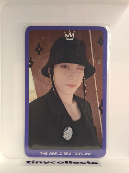 Yunho Broadcast ver. 1 photocard The World Ep.2: Outlaw ATEEZ