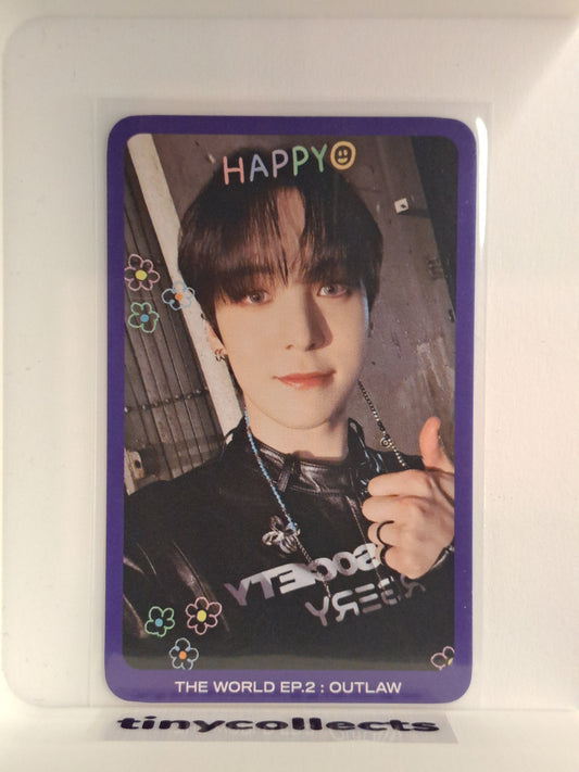 Yunho Broadcast ver. 2 photocard The World Ep.2: Outlaw ATEEZ