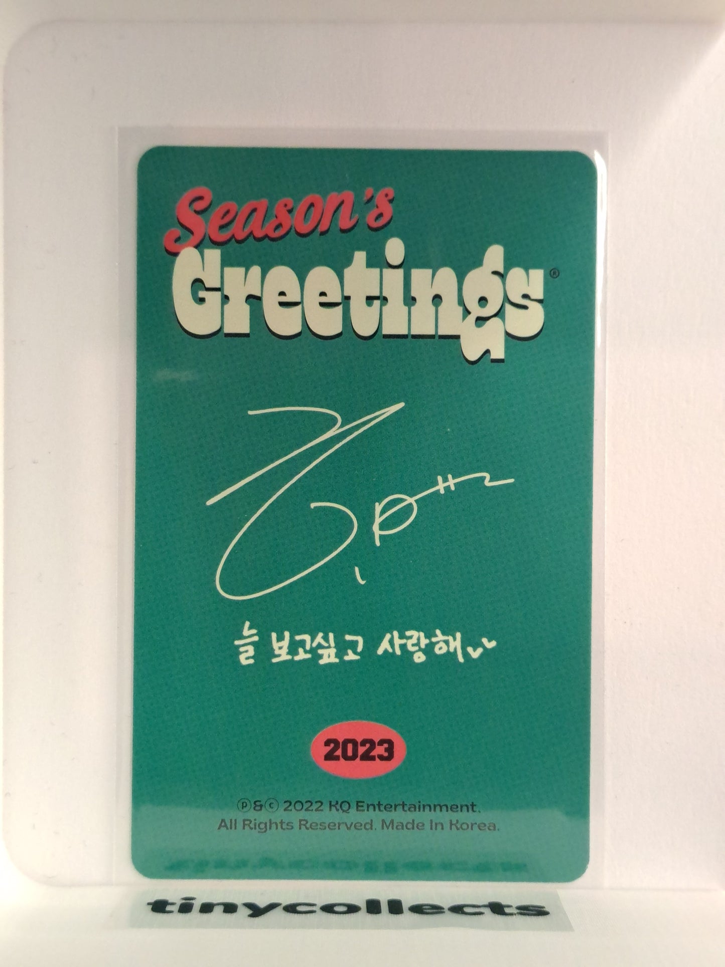 Hongjoong 2023 Season's Greetings incl. B ver. ATEEZ