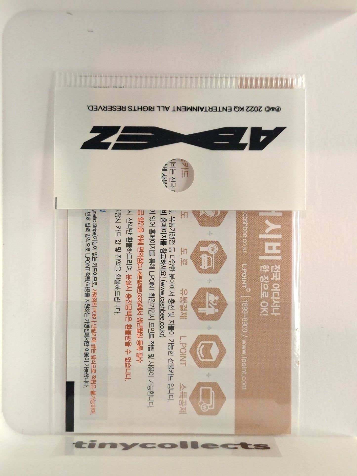 Wooyoung transit card Cashbee/Loca Mobility collab Zero: Fever Epilogue ATEEZ