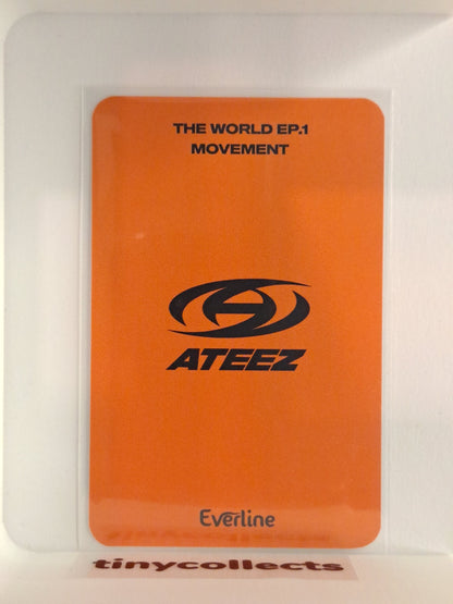 Wooyoung Everline pop-up Stamp event The World Ep 1: Movement ATEEZ