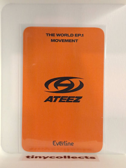 Jongho Everline pop-up Stamp event The World Ep 1: Movement ATEEZ